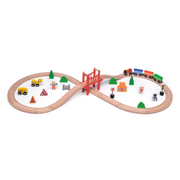 

Деревянная железная дорога Viga Toys 39 элементов (50266)