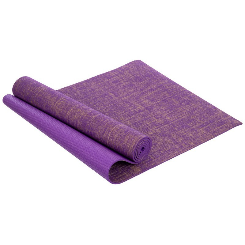 

Коврик для йоги Джутовый (Yoga mat) 6мм FI-2441 (размер 1,85мx0,62мx6мм, джут, цвета в ассортименте) фиолетовый