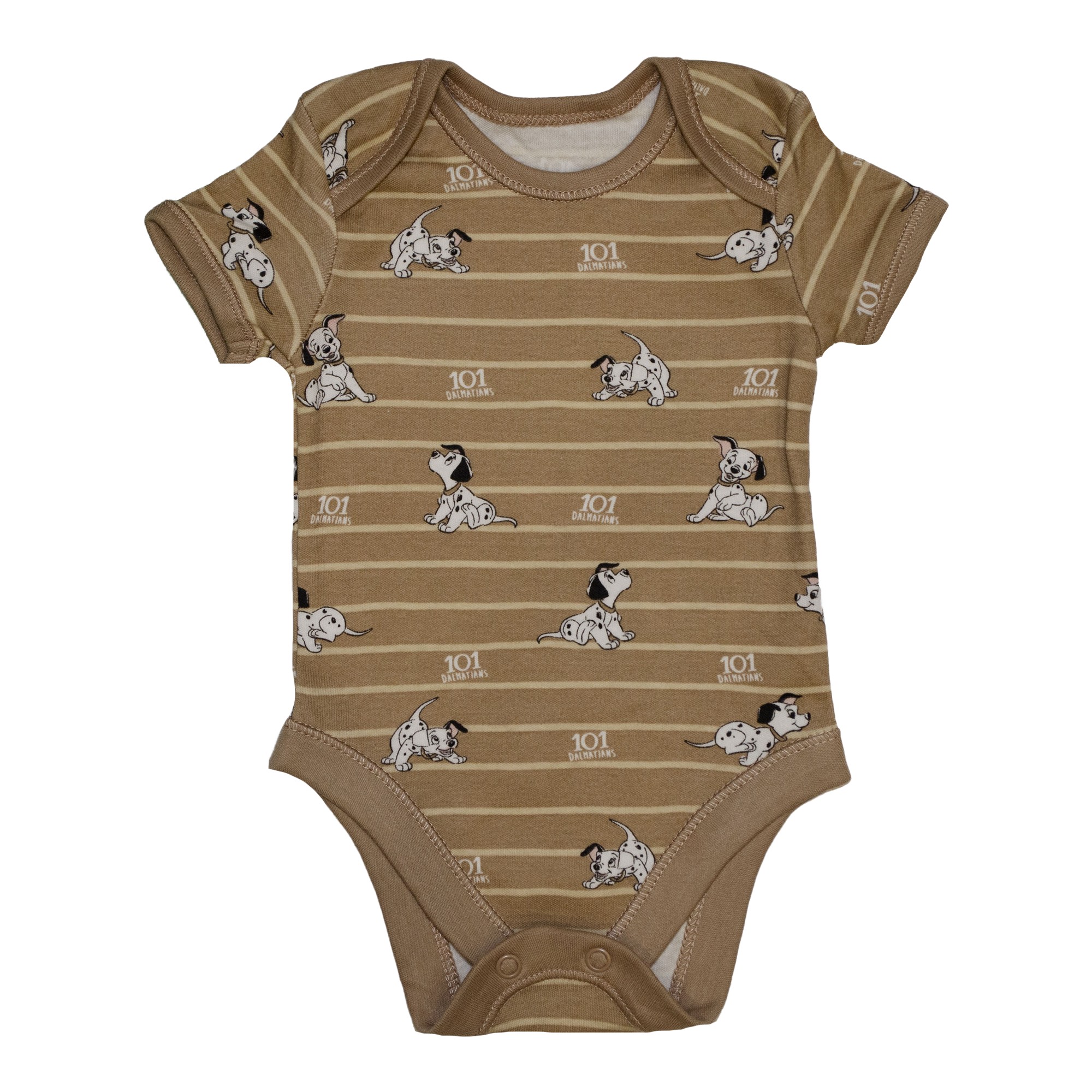 

Боди для мальчика ( 1 шт ) George коричневый 101 далматинец полосатый на кнопках 0-3М (56-62 см) 2,7-4кг 1789