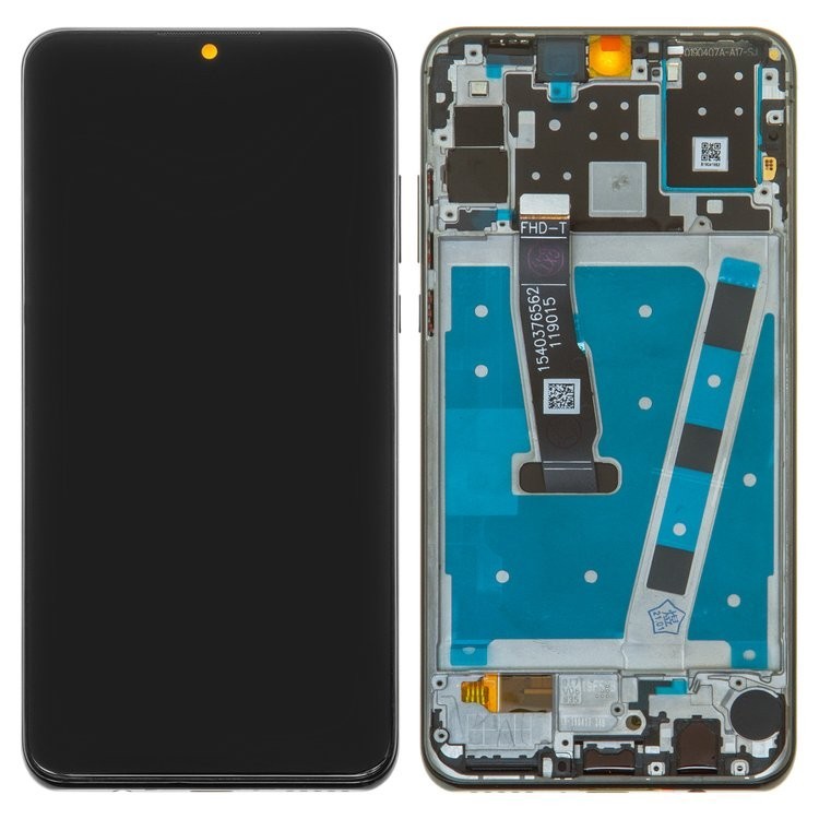 

Дисплей для Huawei Nova 4e, чорний, із сенсорним екраном, з рамкою, High Copy