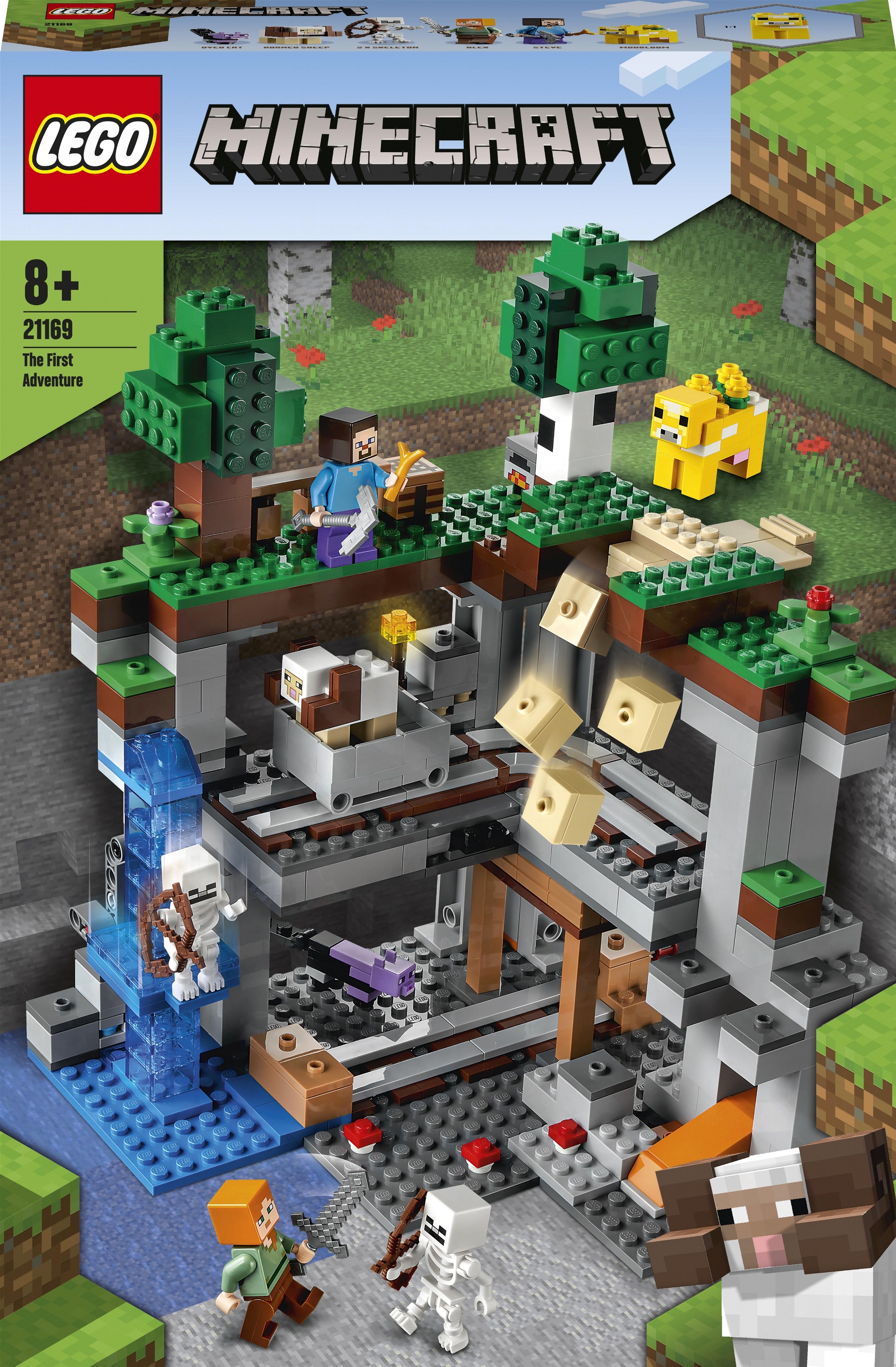 

Конструктор LEGO Minecraft Первое приключение 542 детали (21169)