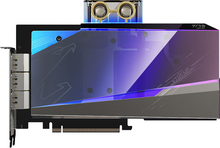 

Gigabyte PCI-Ex GeForce RTX 3080 Ti Aorus Xtreme Waterforce WB 12G 12GB GDDR6X (384bit) (1770/19000) (3 х HDMI, 3 x DisplayPort) (GV-N308TAORUSX WB-12GD)