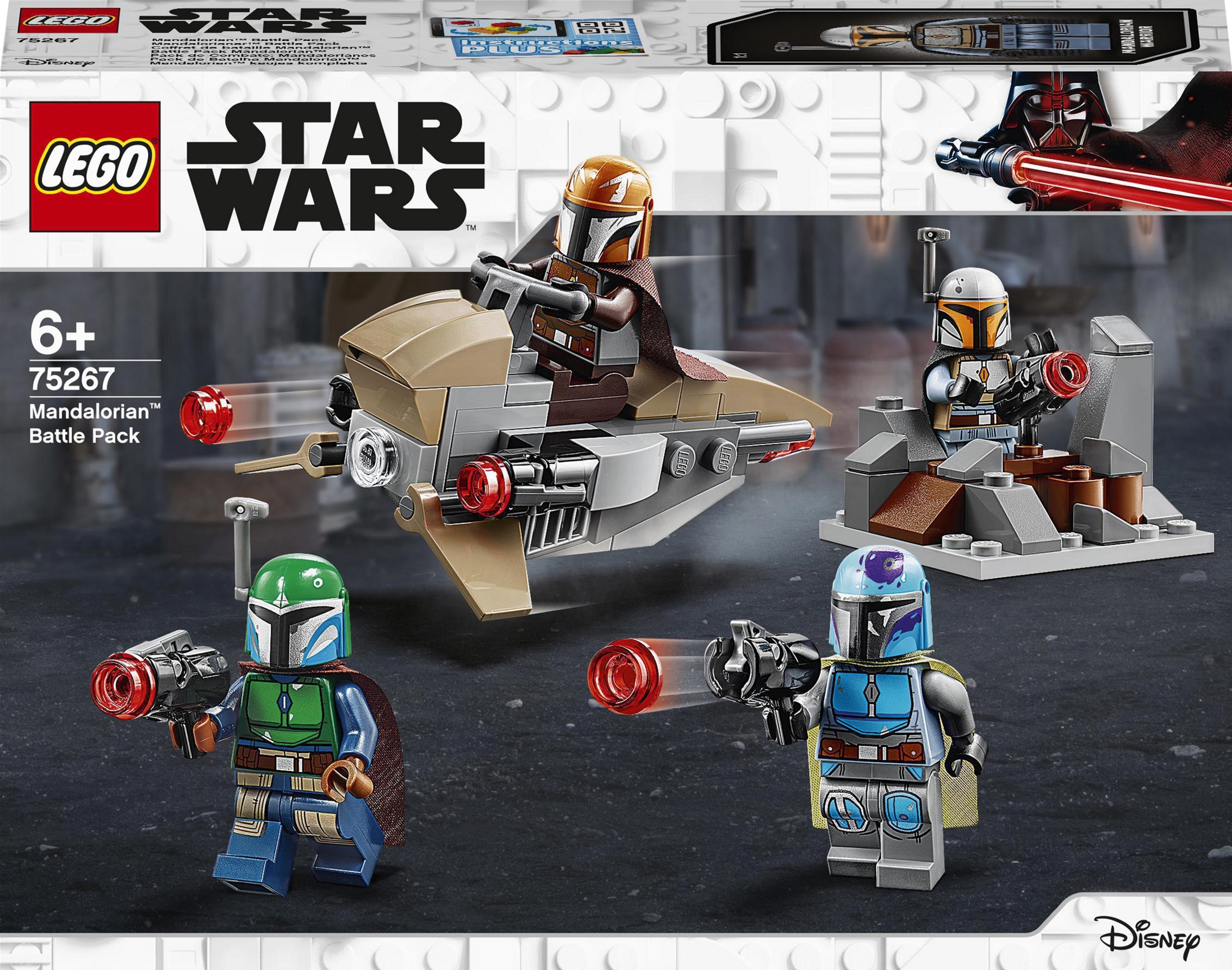 

Конструктор LEGO Star Wars Боевой набор: мандалорцы 102 детали (75267)