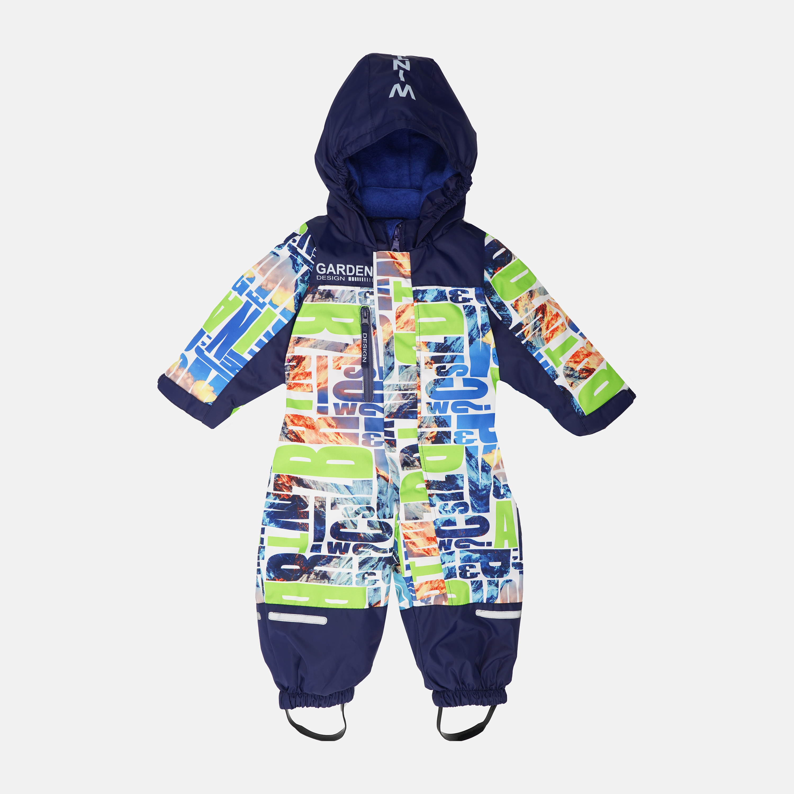

Зимний комбинезон Garden Baby 101018-63/33 80 см Салатово-синий (4821010186197)