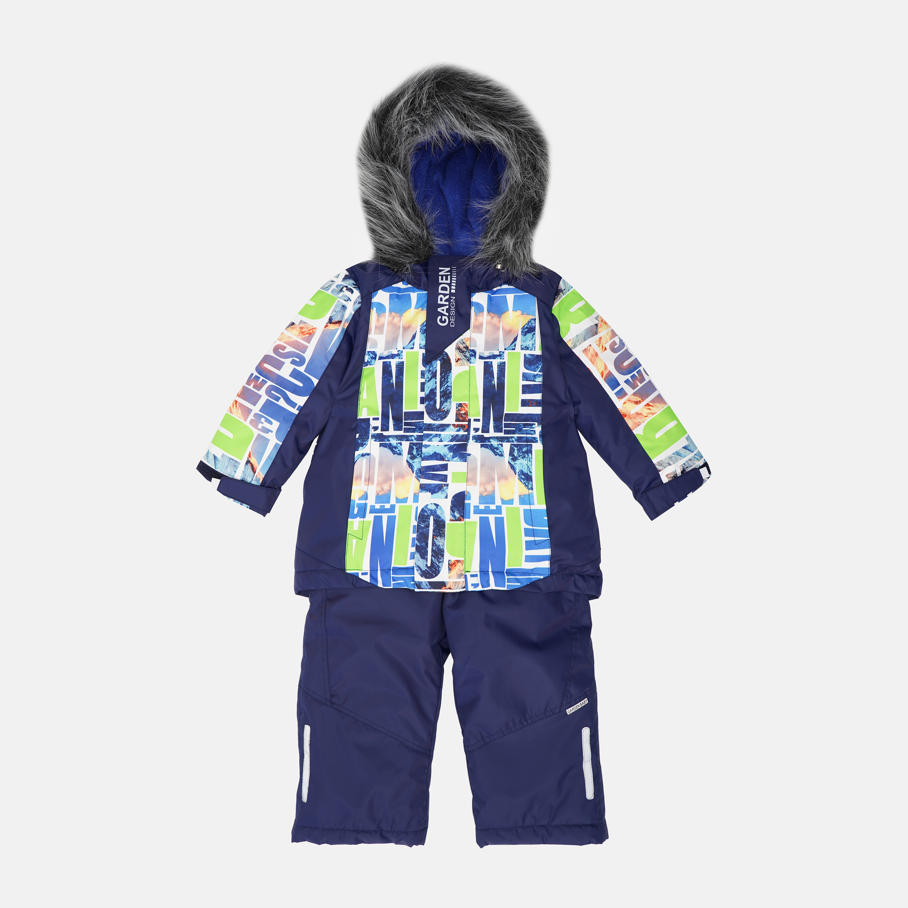 

Зимний комплект (куртка + полукомбинезон) Garden Baby 102018-63-33 86 см Салатовый с синим