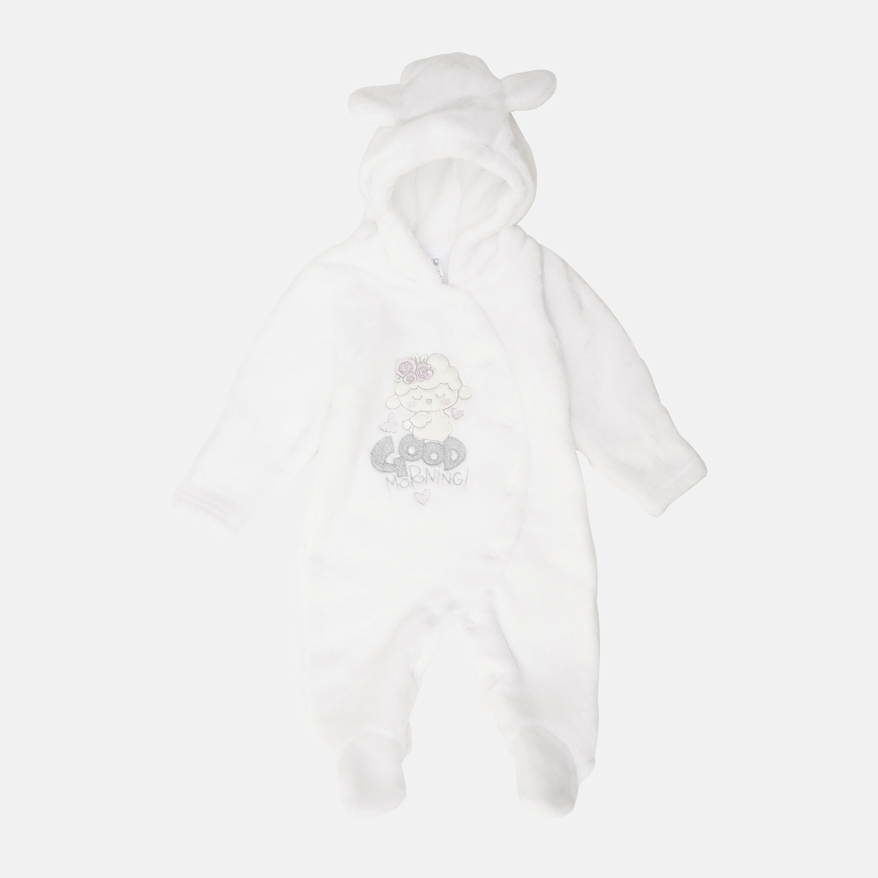 

Демисезонный махровый комбинезон Garden Baby 12081-25 56 см Белый