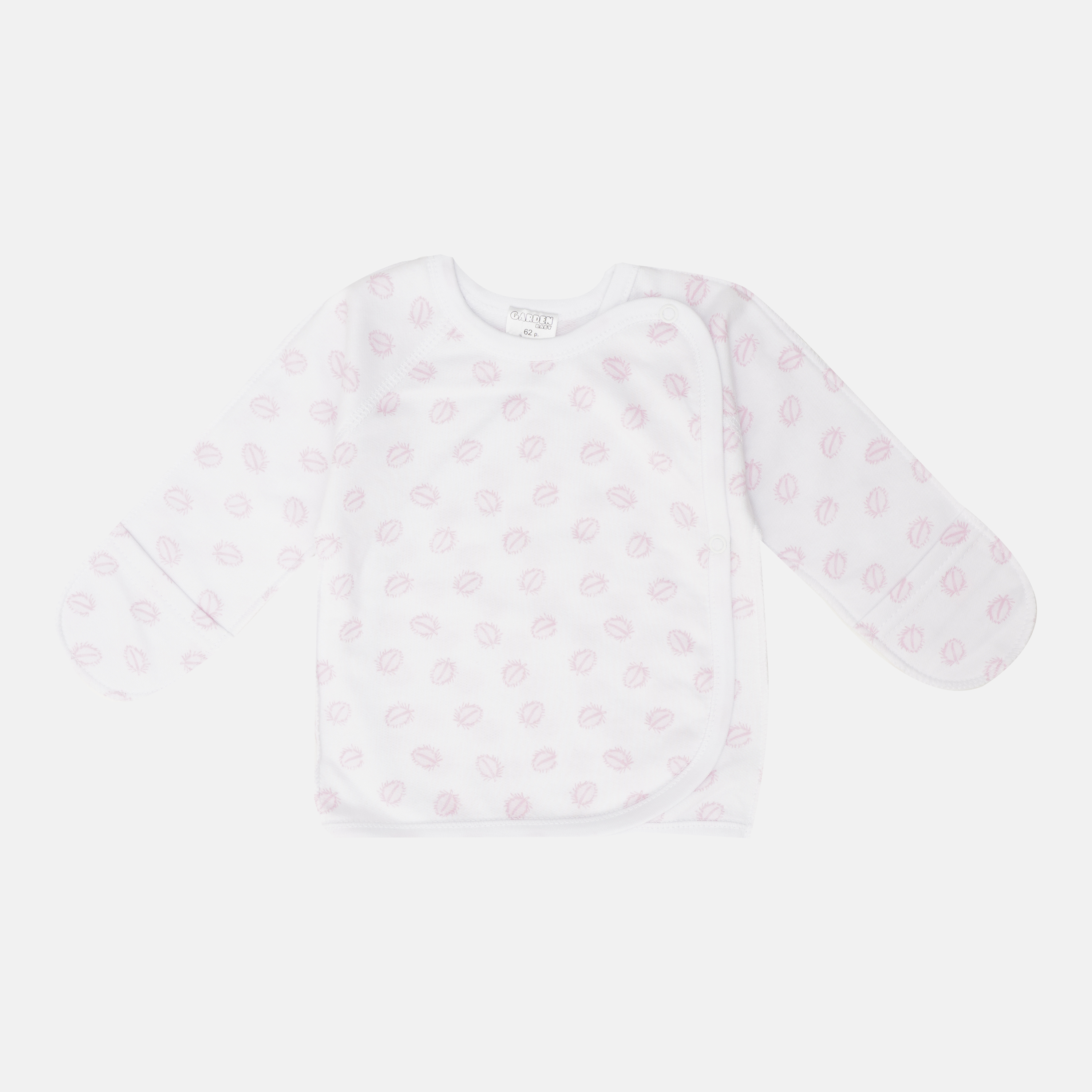 

Распашонка Garden Baby Перышки 2 18151-07 62 см Белая