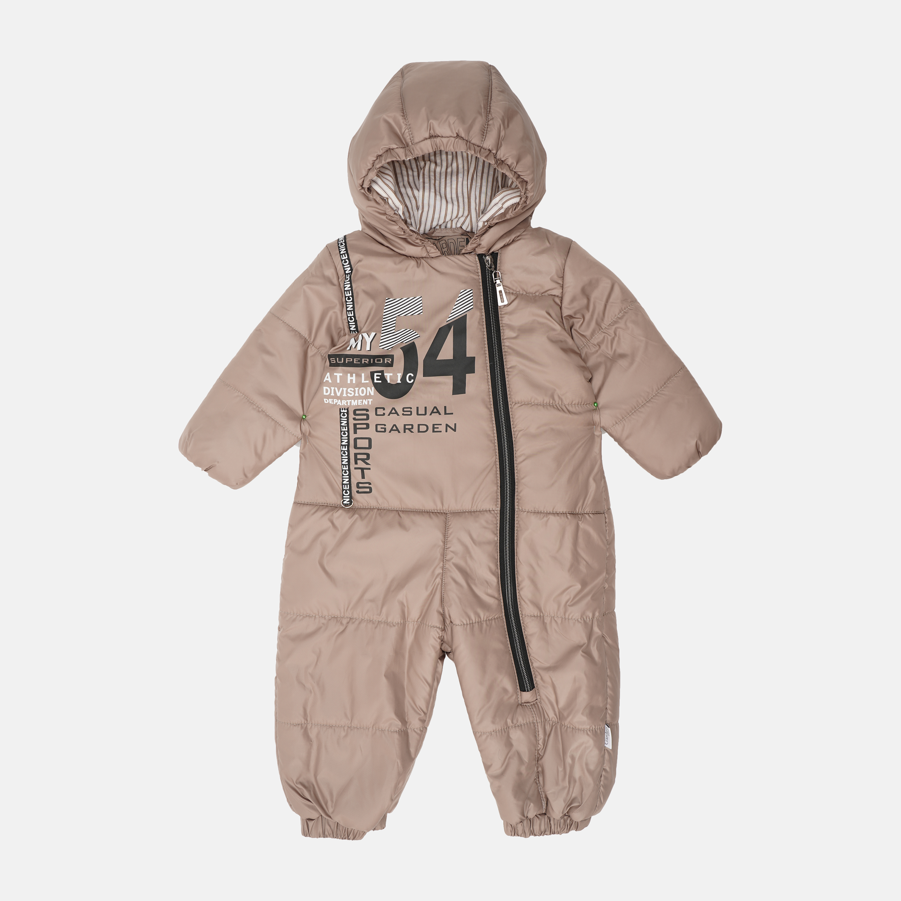 

Демисезонный комбинезон Garden Baby 101029-36/32 80 см Серо-бежевый
