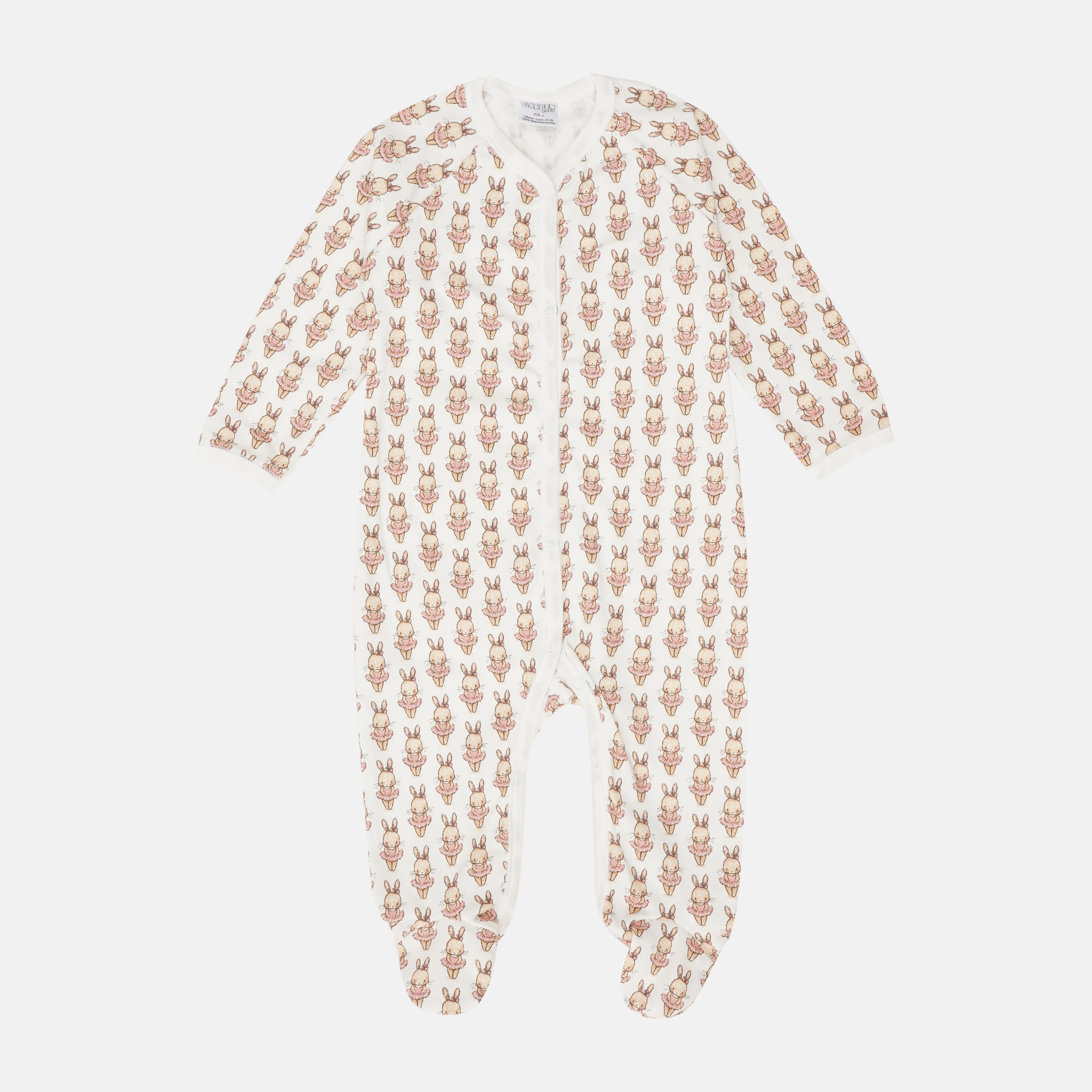 

Человечек утепленный Garden Baby Зайка-балерина 10243-02 68 см Молочный