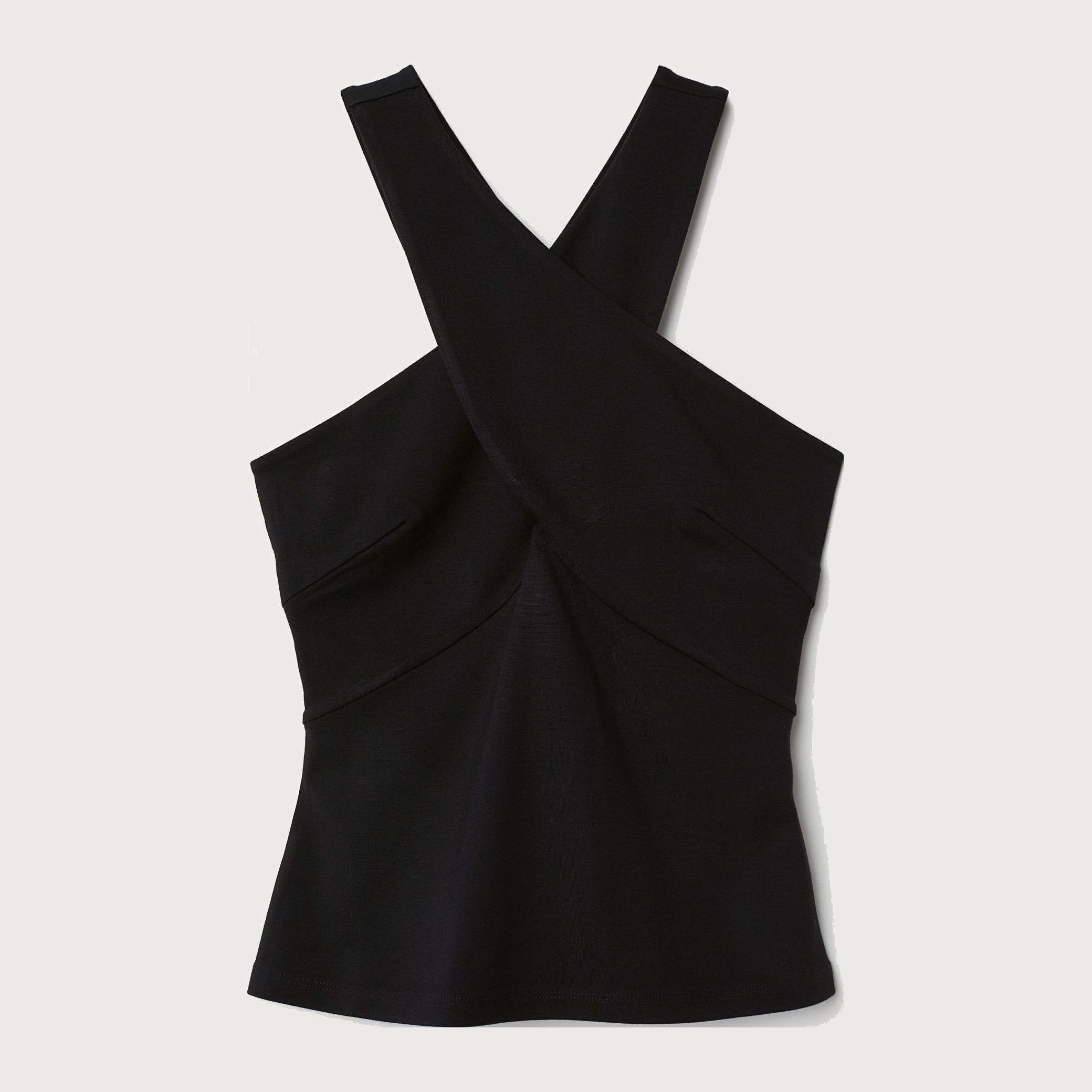 

Топ H&M 1606-6359587 38 Черный