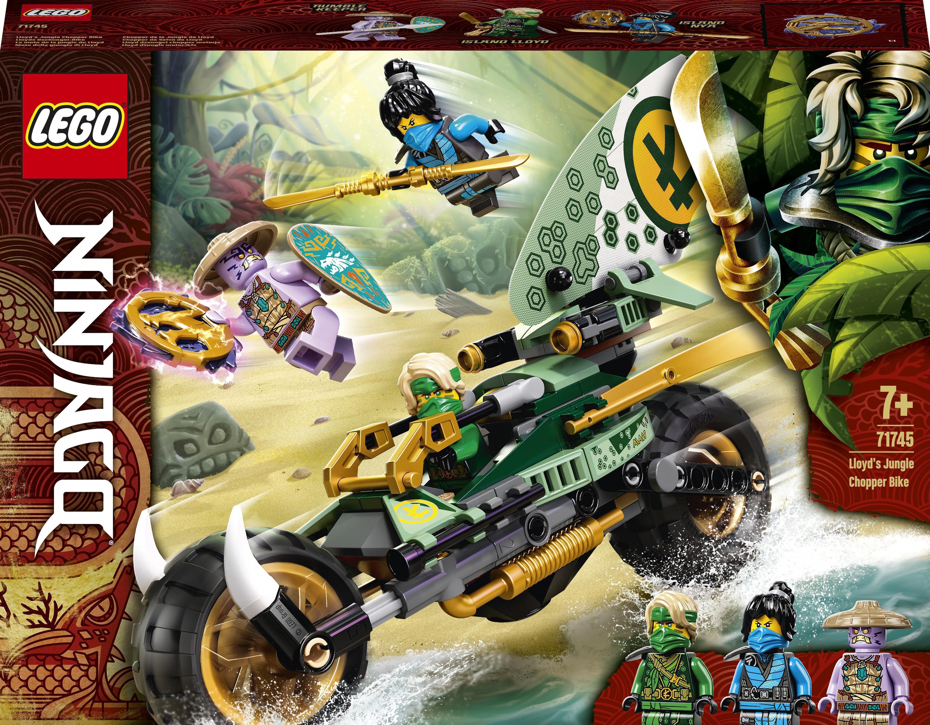 

Конструктор LEGO Ninjago Мотоцикл Ллойда для джунглей 183 детали (71745)