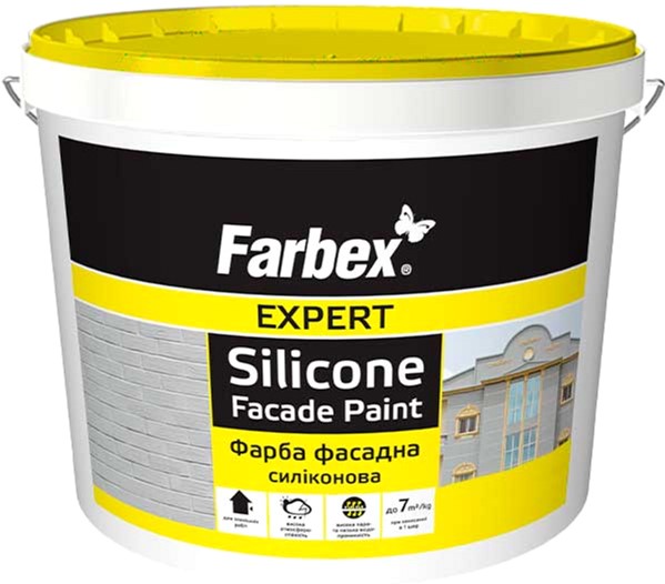 

Краска фасадная силиконовая Farbex 4.2 кг (4823083304010)