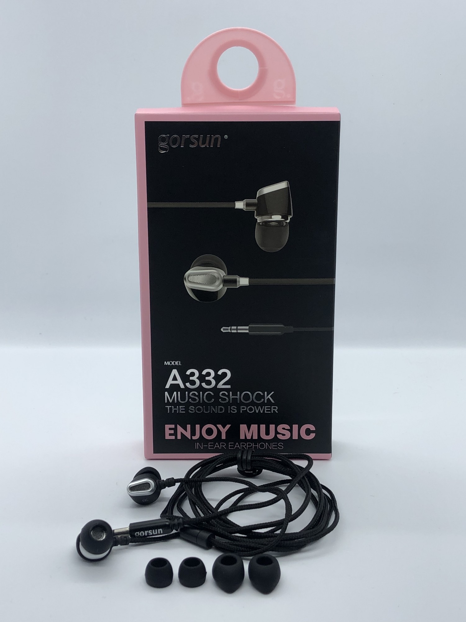 

Наушники проводные вакуумные GORSUN GS-A332 (black)