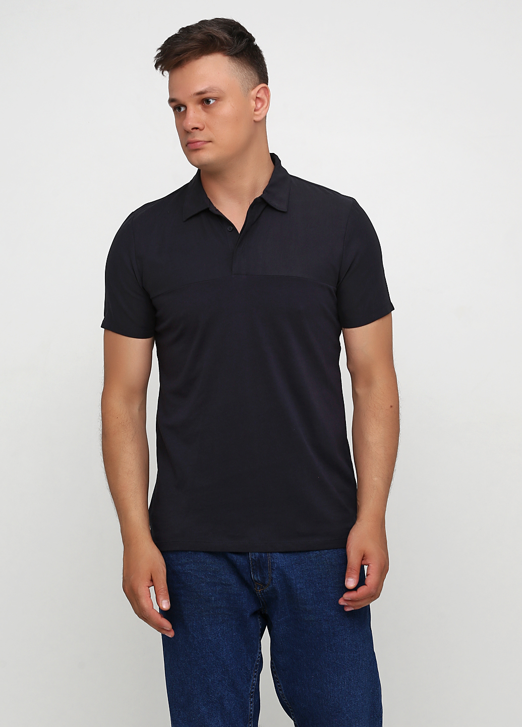 

Поло JACK&JONES 12160734-DARK NAVY L синий
