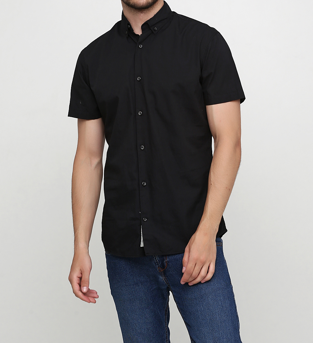 

Рубашка JACK&JONES 12135092-BLACK M черный