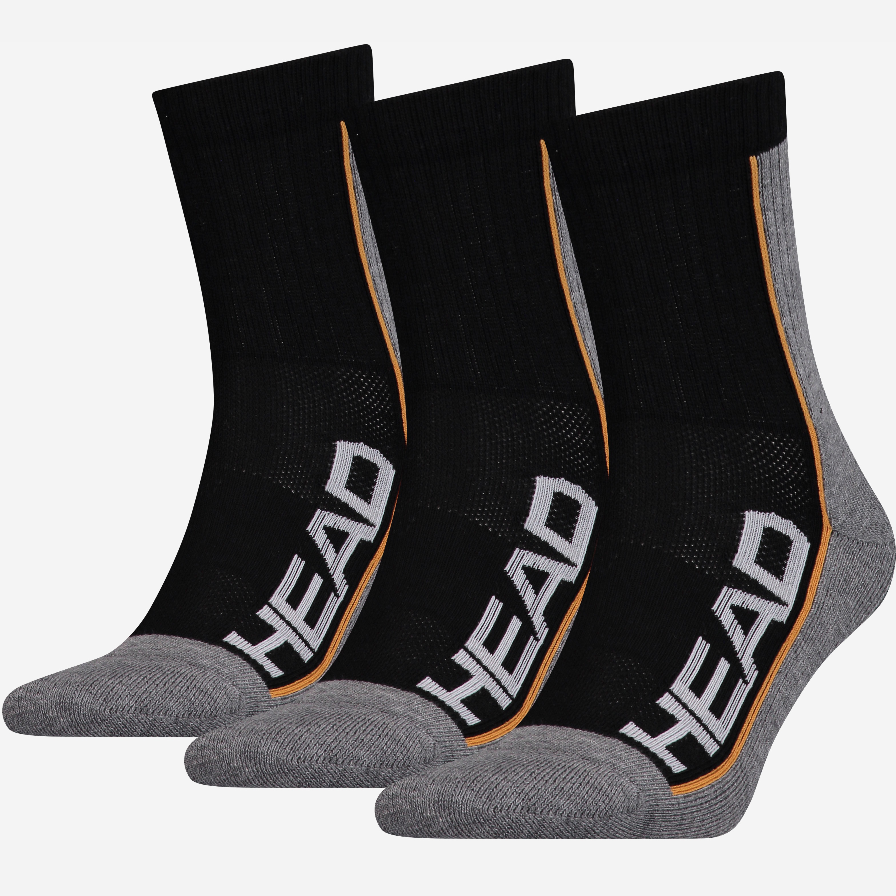 

Набор носков HEAD Performance Short Crew 3Р Unisex 791010001-235 43-46 р 3 пары Серый/Черный