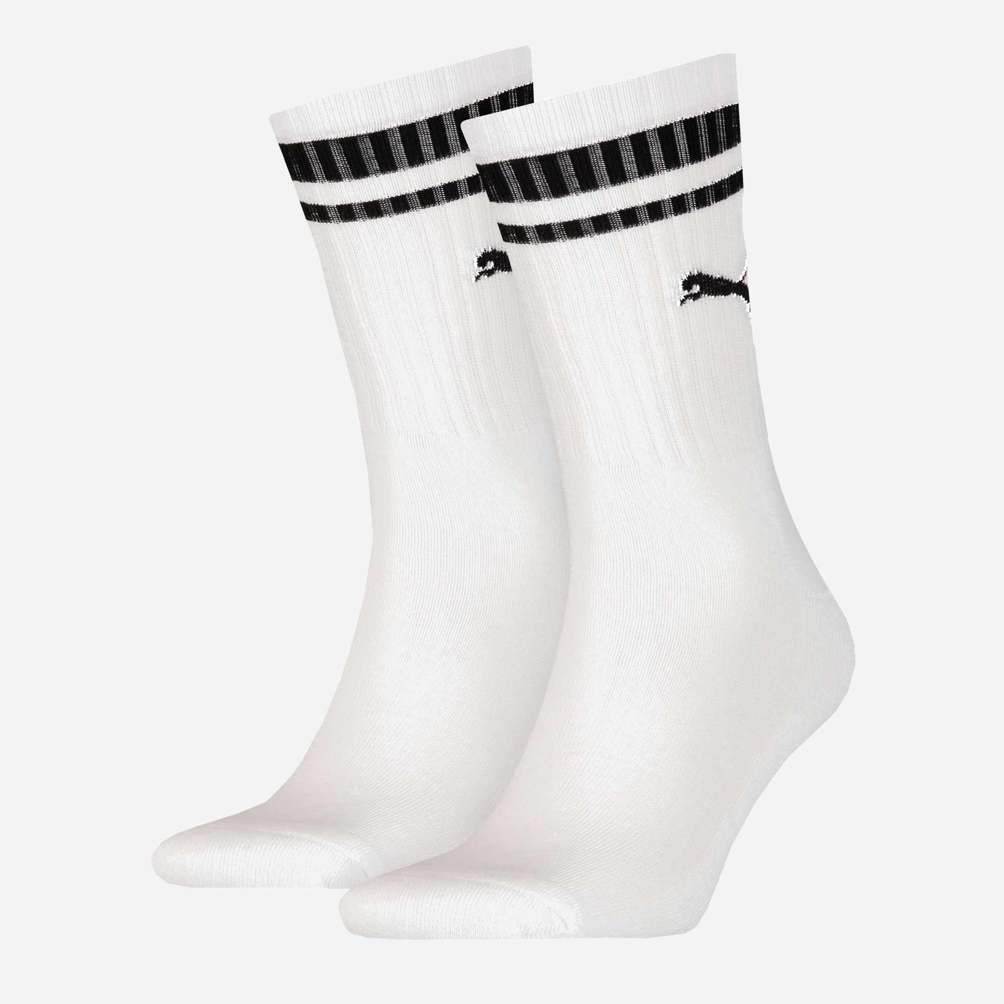 

Носки Puma Crew Heritage Stripe 2P 90794402 39/42 2 пары White