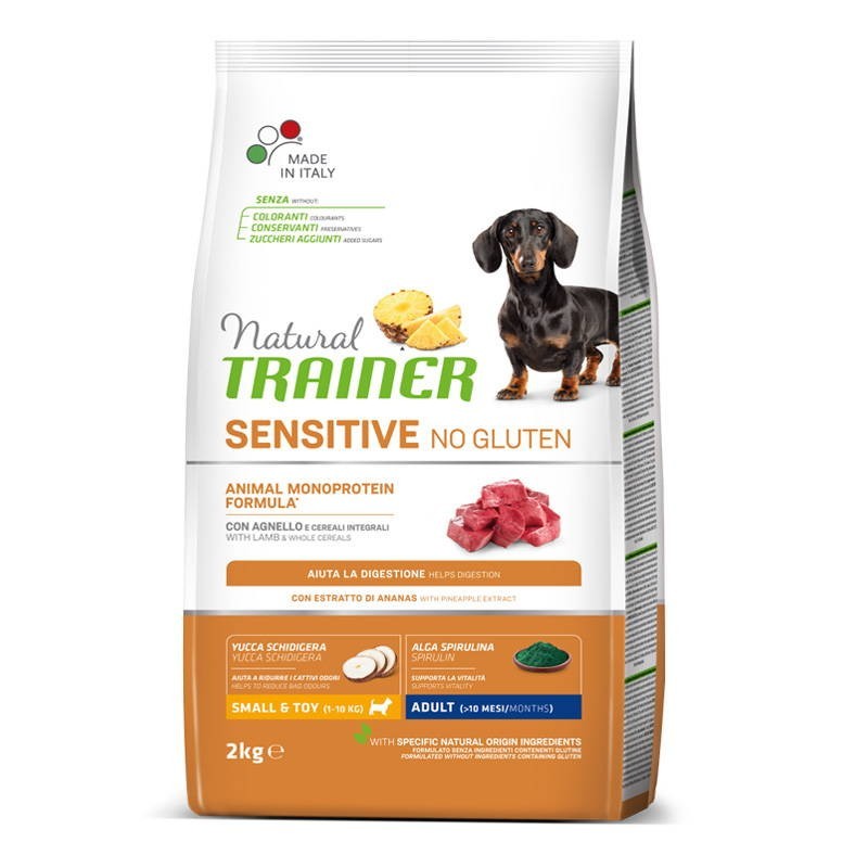 

Сухой корм Natural Trainer Sensitive Adult Mini With Lamb с ягненком для собак малых пород с чувствительным пищеварением 2 кг