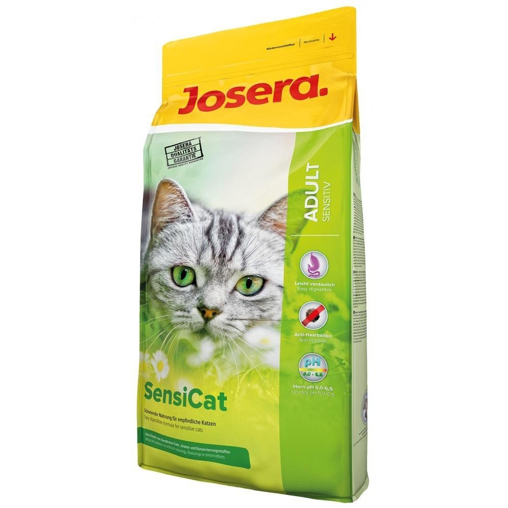 

Сухой корм Josera SensiCat для кошек с чувствительным пищеварением 10 кг