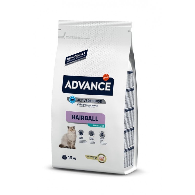 

Сухой корм Advance Cat Hairball Sterilized для стерилизованных кошек 1.5 кг