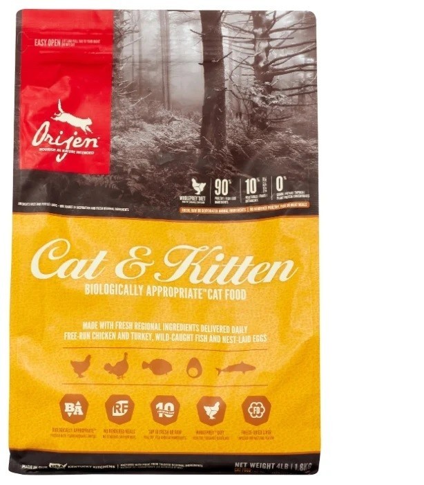 

Сухой корм Orijen Cat&Kitten для кошек всех возрастов и пород 1.8 кг