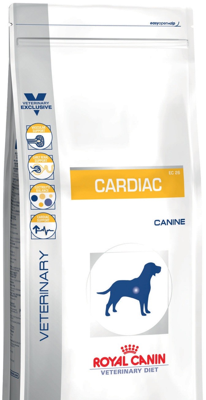 

Сухой корм Royal Canin Cardiac диета при сердечной недостаточности 2 кг