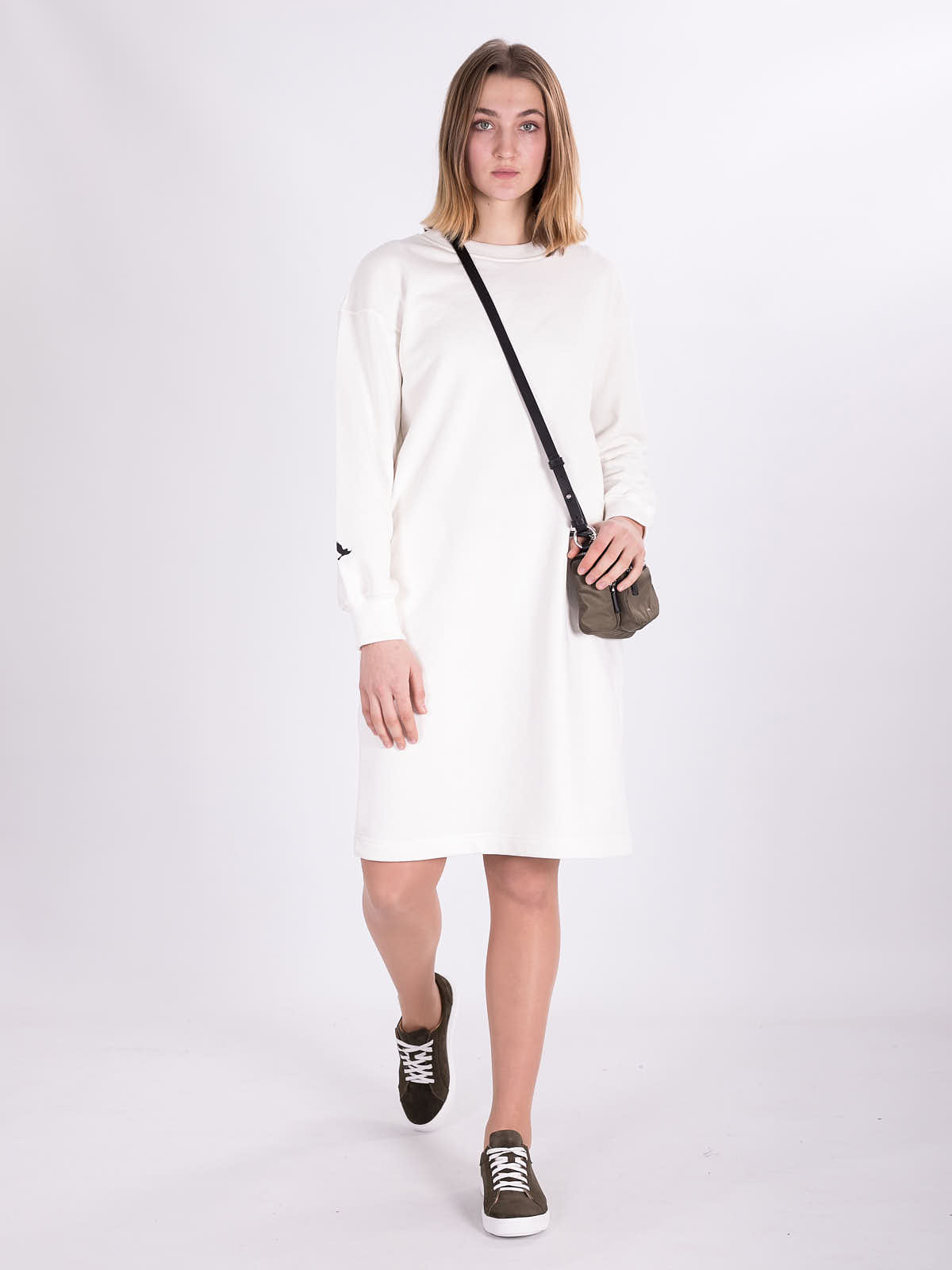 

Платье Fromus базовое трехнитка без начеса L(46) Молочный 2440-17