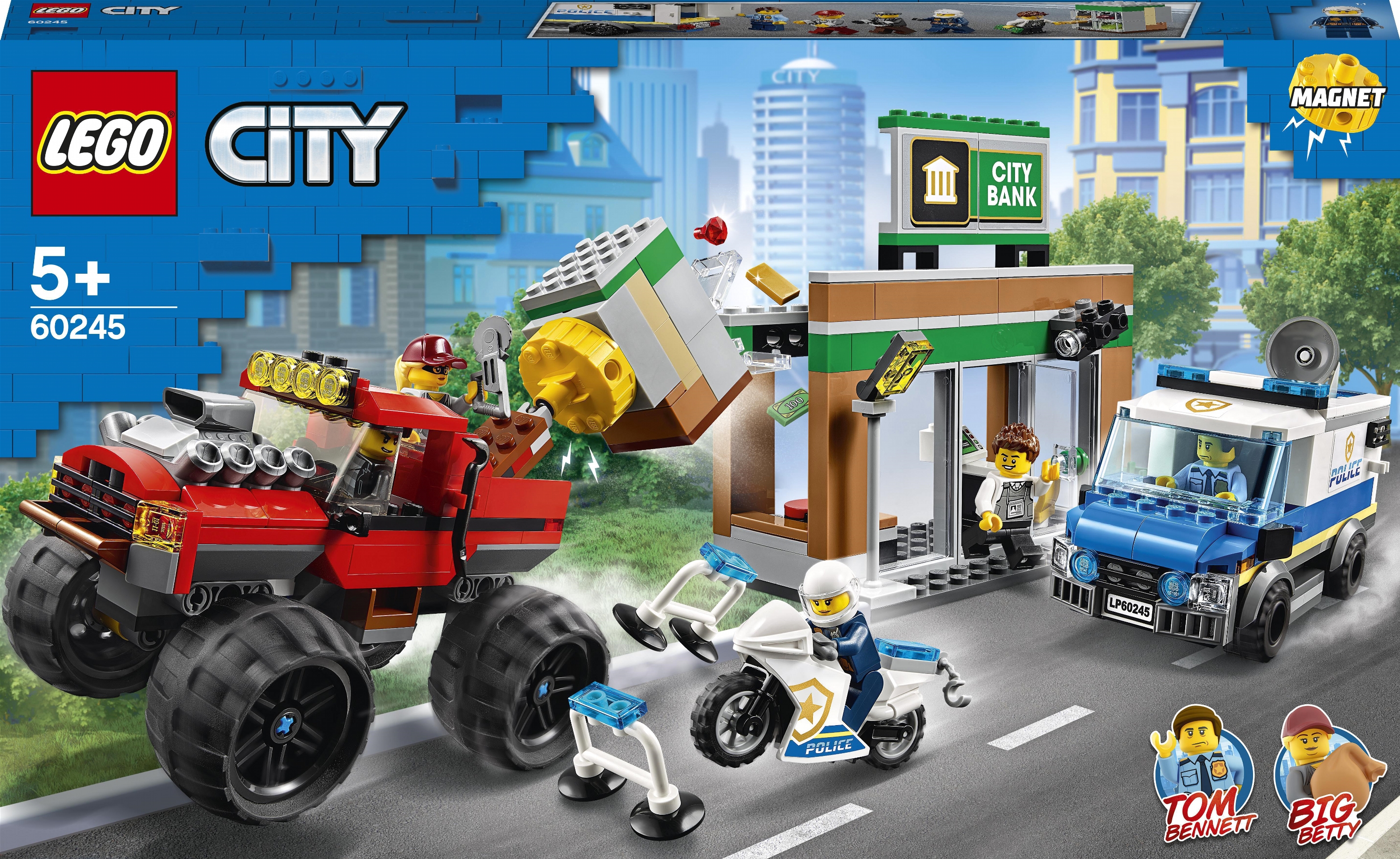 

Конструктор LEGO City Police Ограбление полицейского монстр-трака 362 детали (60245)
