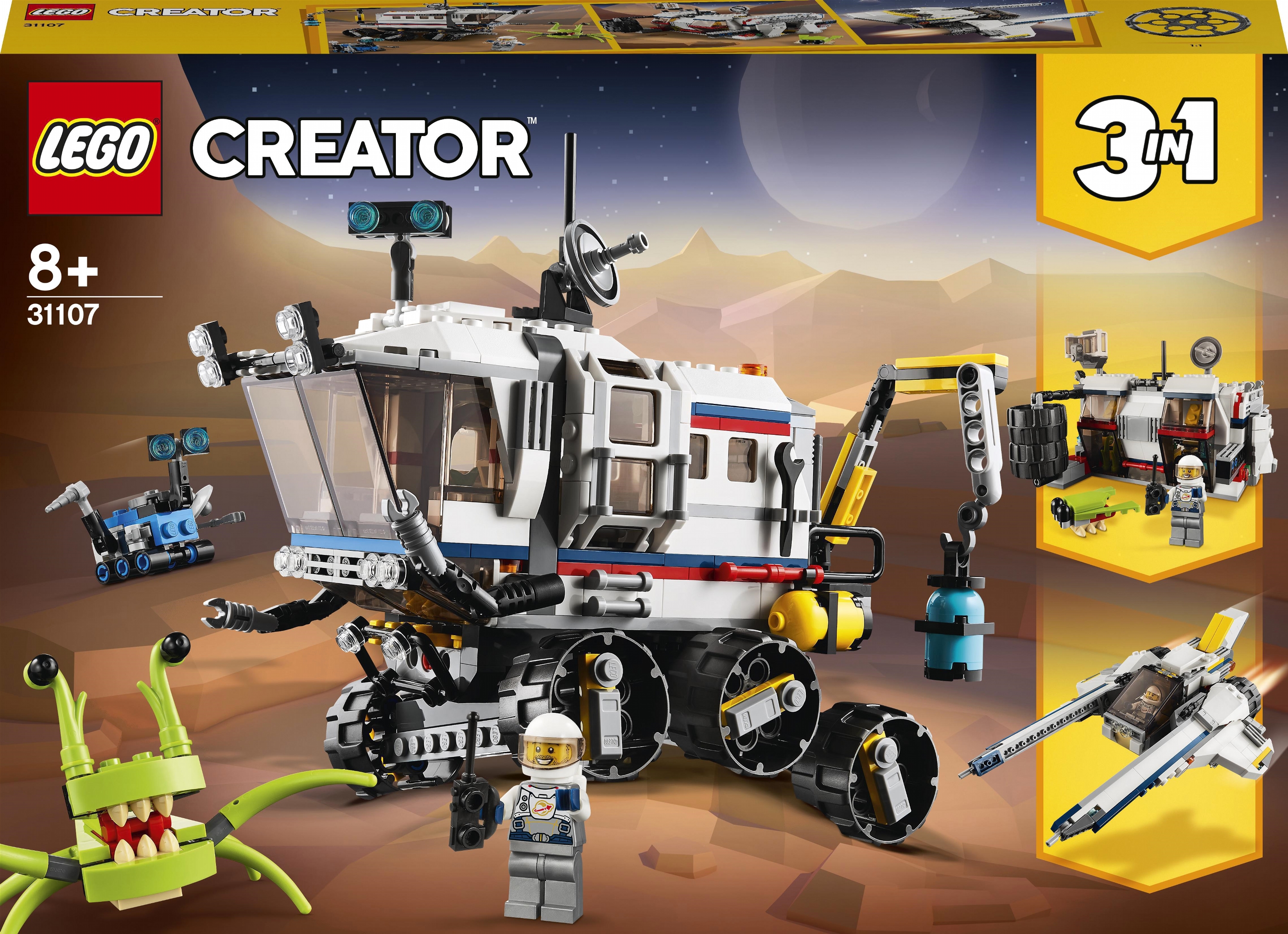 

Конструктор LEGO Creator Исследовательский планетоход 510 деталей (31107)