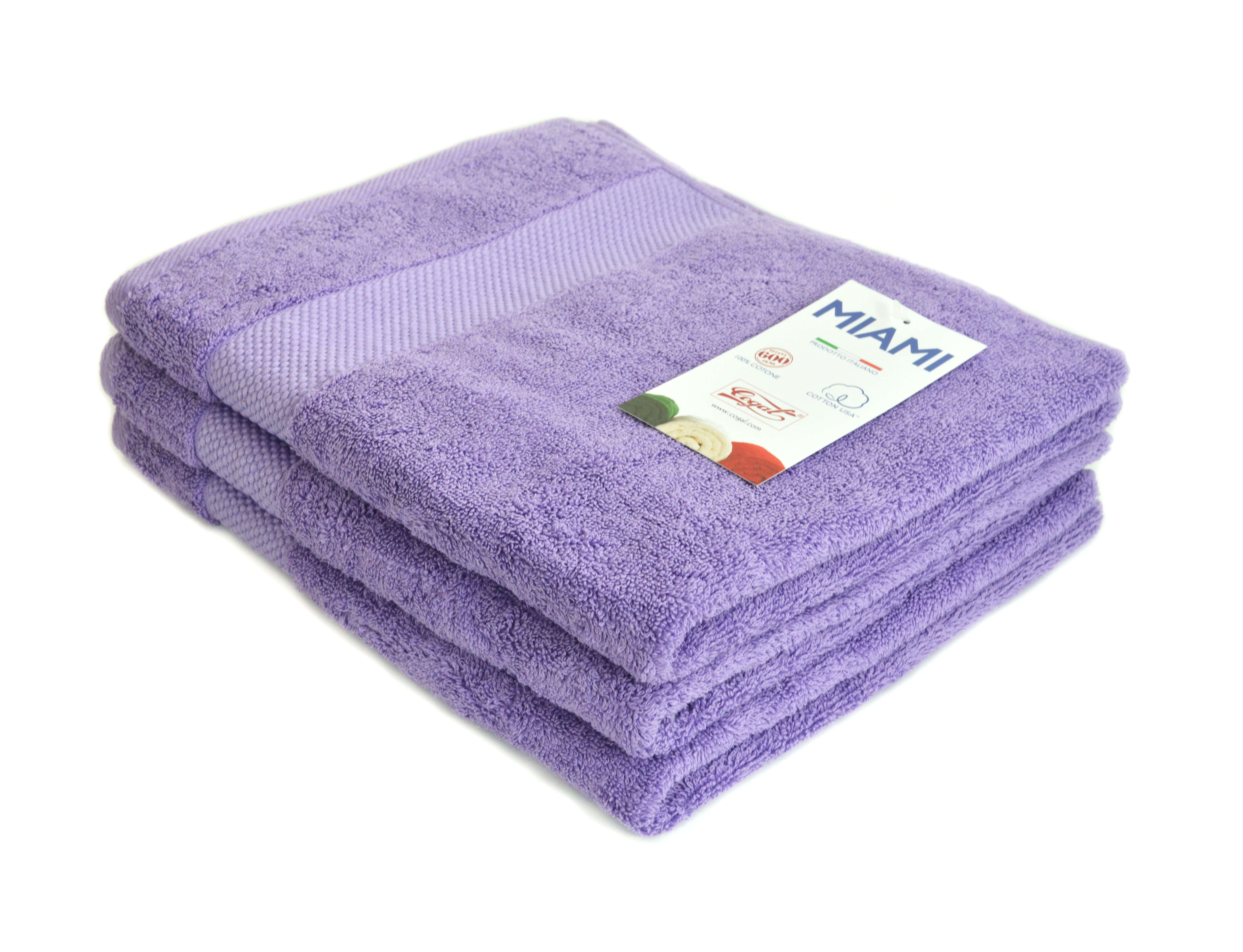 

Итальянское полотенце Cogal Miami Light Purple 50х100 см