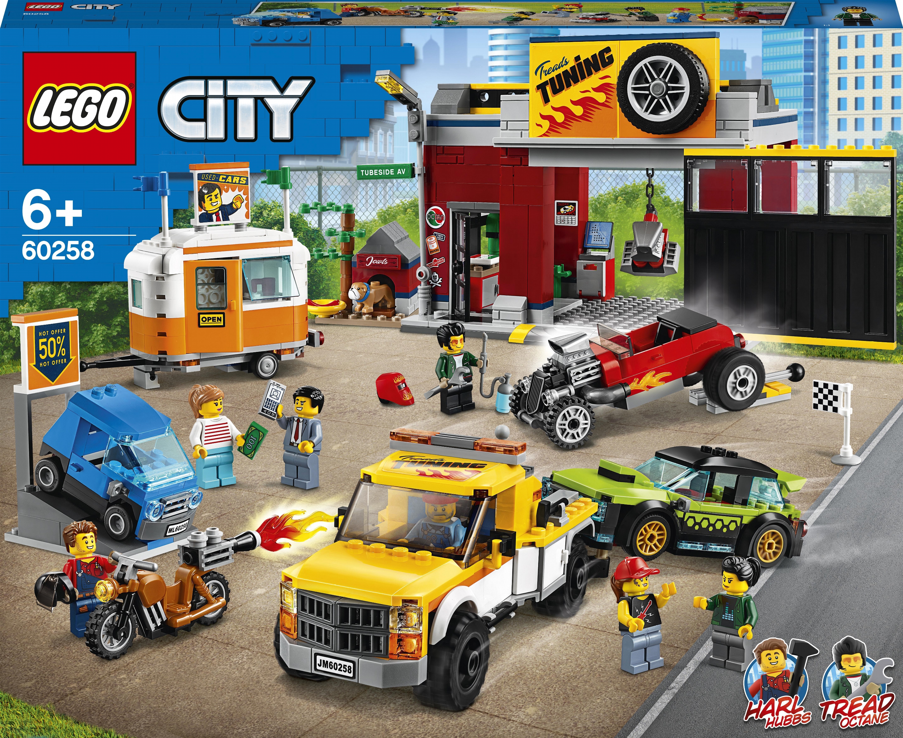 

Конструктор LEGO City Тюнинг-мастерская 897 деталей (60258)