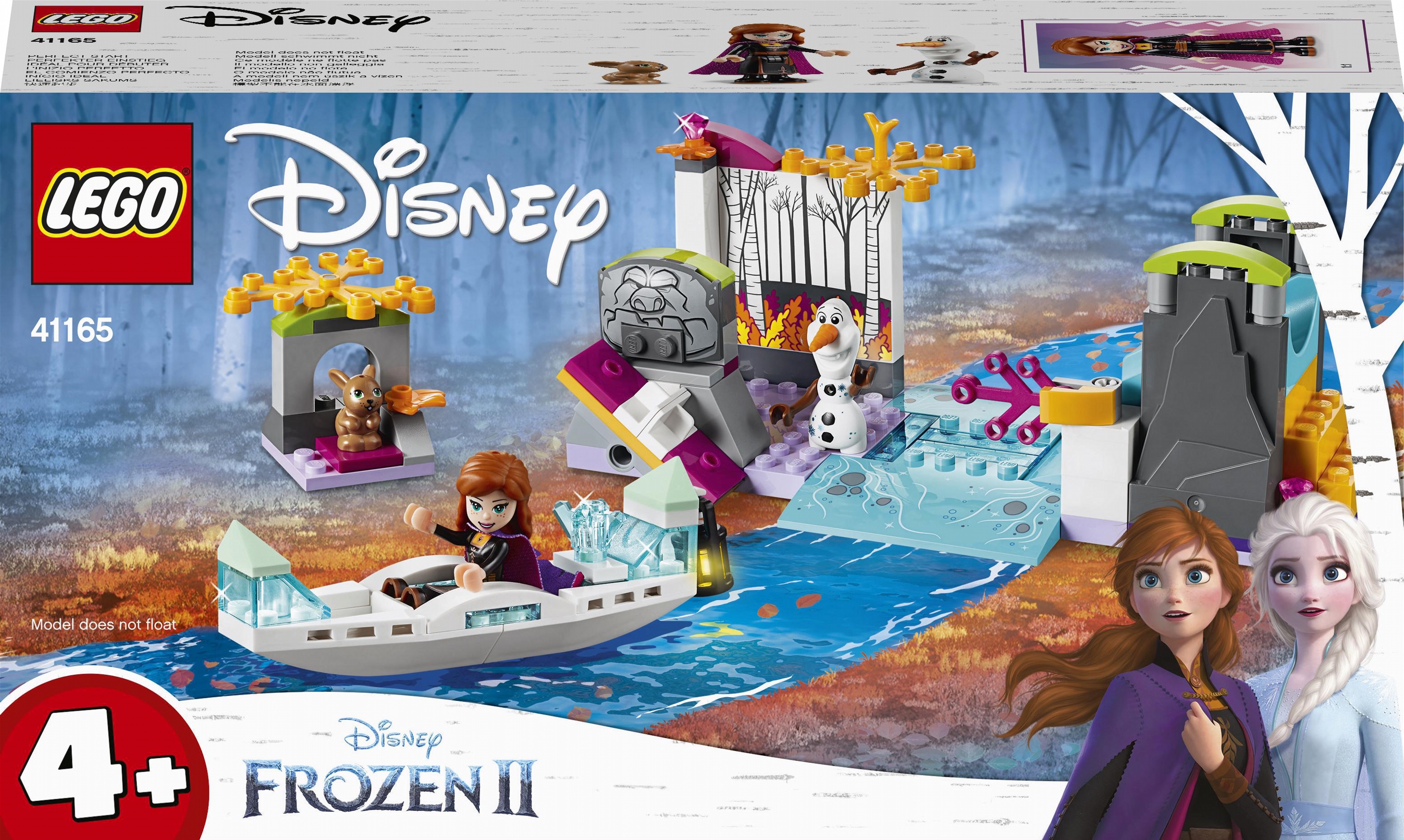 

Конструктор LEGO Disney Princess Frozen 2 Экспедиция Анны на каноэ 108 деталей (41165)