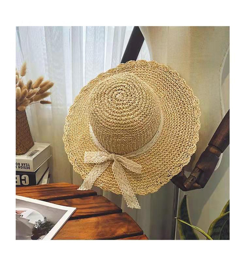 

Кружевная соломенная шляпа Lace A5424710 - Beige