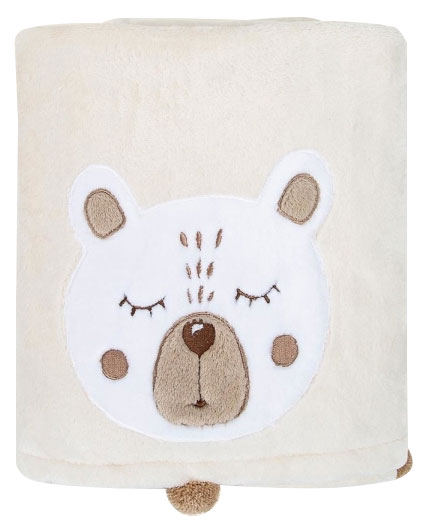 

Детский плед Irya Teddy Krem 75x120 Кремовый (svt-2000022281959)