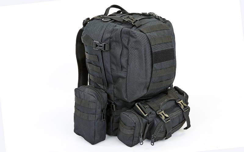 

Тактический рейдовый рюкзак 55L SILVER KNIGHT Heroe 213 черный