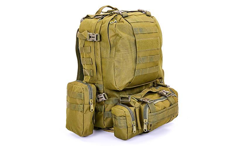 

Тактический рейдовый рюкзак 55L SILVER KNIGHT Heroe 213 оливковый