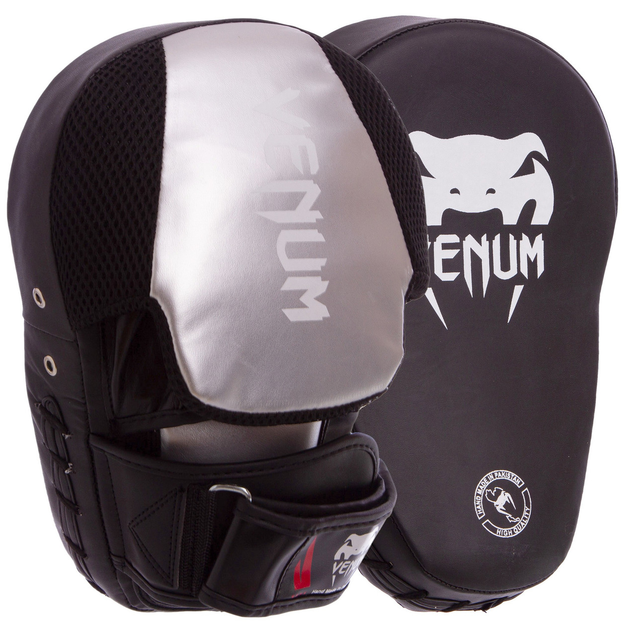 

Лапа изогнутая (2шт) Venum Heroe 8323 размер 26x19x5см Black-Silver