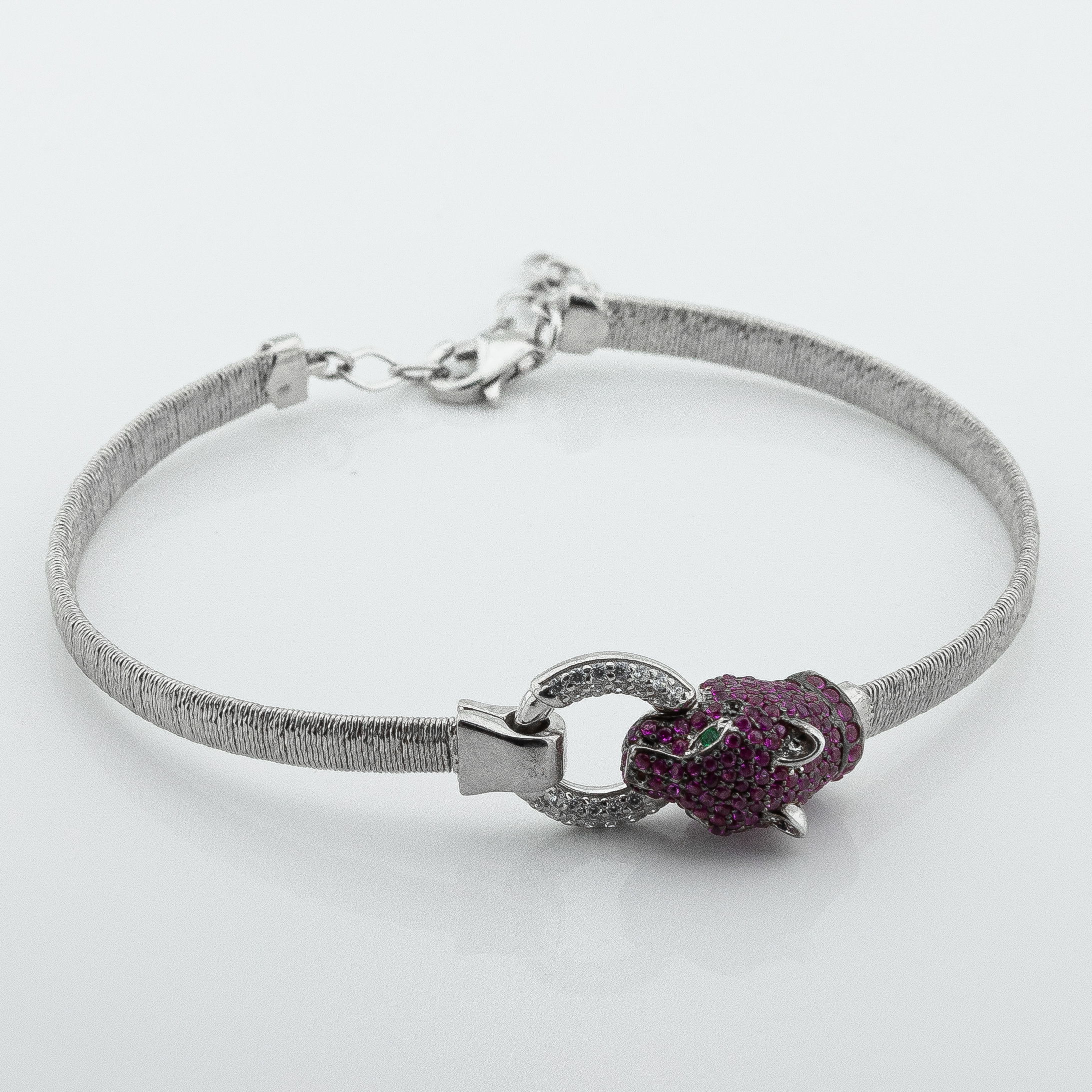 

Серебряный браслет Пантера b15897 Диамант