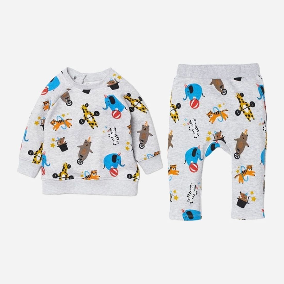 

Комплект (свитшот + штаны) H&M 0652853 92 см Серый (2000000047164)