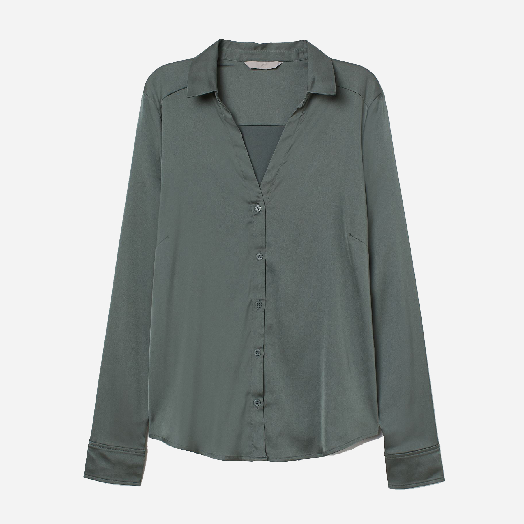 

Блузка H&M 0762846031 38 (165/88А) Серая с зеленым