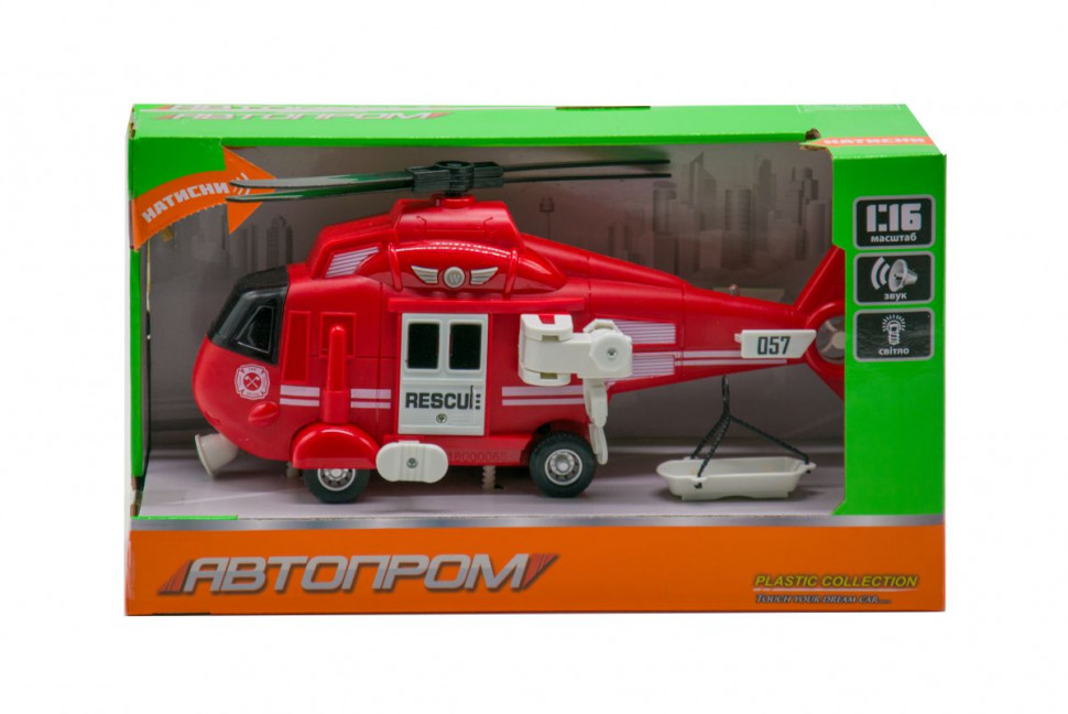 

Игрушка Вертолет АвтоПром со звуковыми эффектами (Red) (7674(Red))