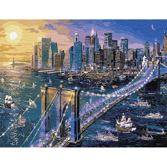 

Картина по номерам. Идейка "Большое Яблоко (big)" 50x65см (KHO12170)