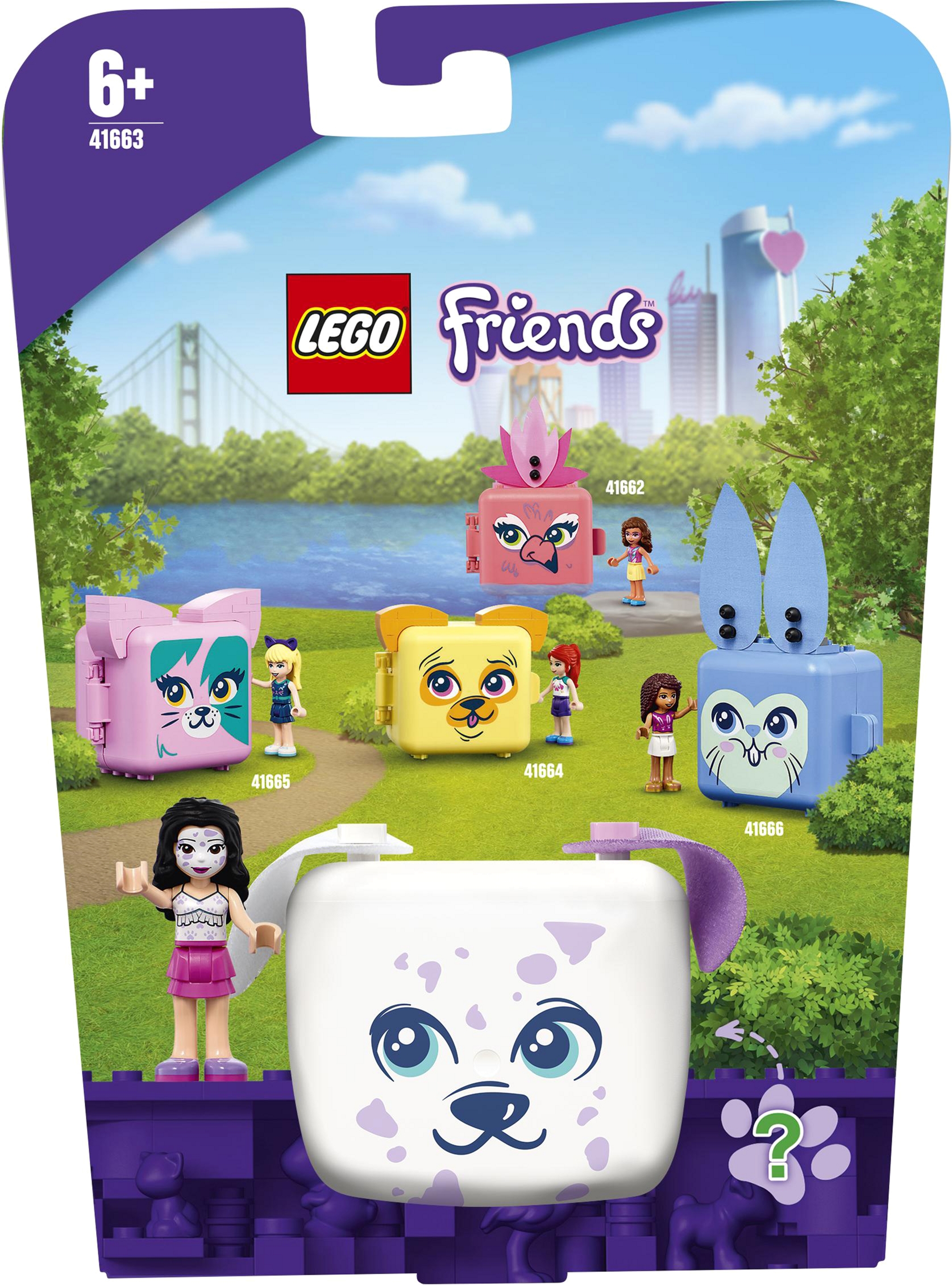 

Конструктор LEGO Friends Куб-далматинец с Эммой 41 деталь (41663)