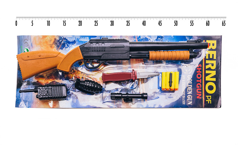 

Игрушечный дробовик Golden Gun "Berno" с мягкими патронами (920GG)