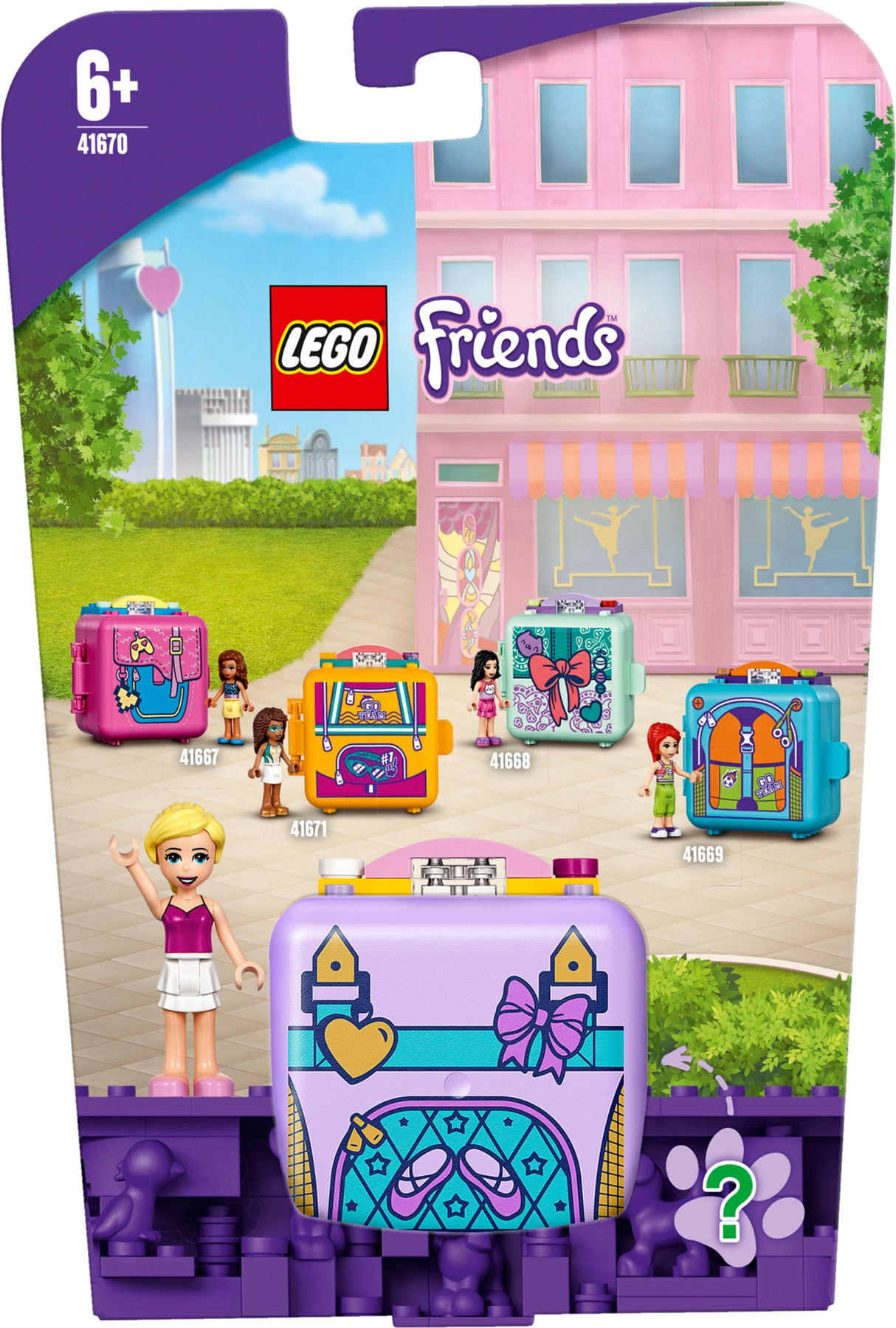 

Конструктор LEGO Friends Кьюб для балета Стефани 60 деталей (41670)