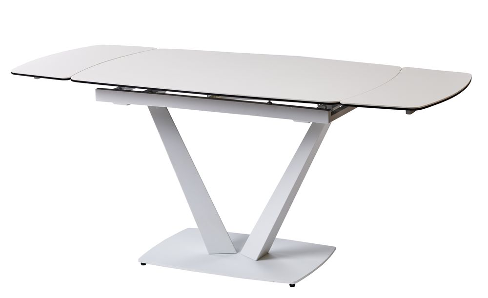 

Стол Concepto Elvi Pure White керамика 120-180 см