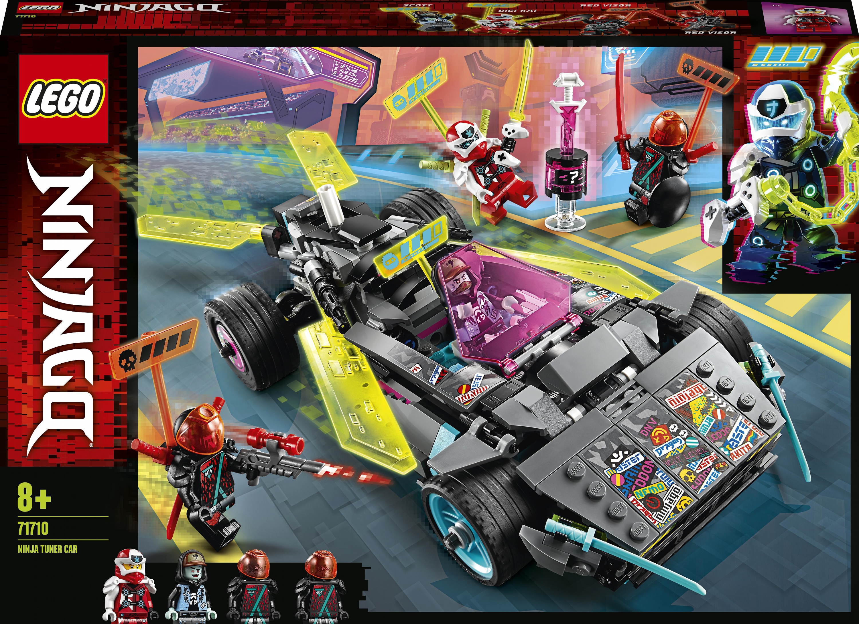 

Конструктор LEGO Ninjago Специальный автомобиль Ниндзя 419 деталей (71710)