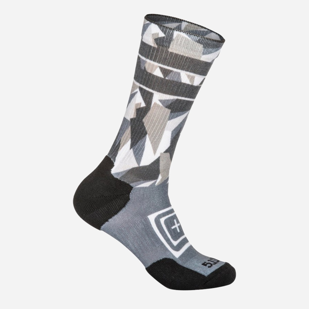 

Носки 5.11 Tactical Tactical Sock & Awe Crew Dazzle 10041AC S Cool Grey