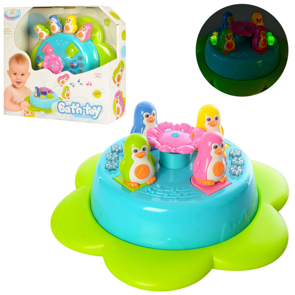 

Музыкальная игрушка для ванной WARM BABY , с подсветкой "Фонтанчик" (CS009)