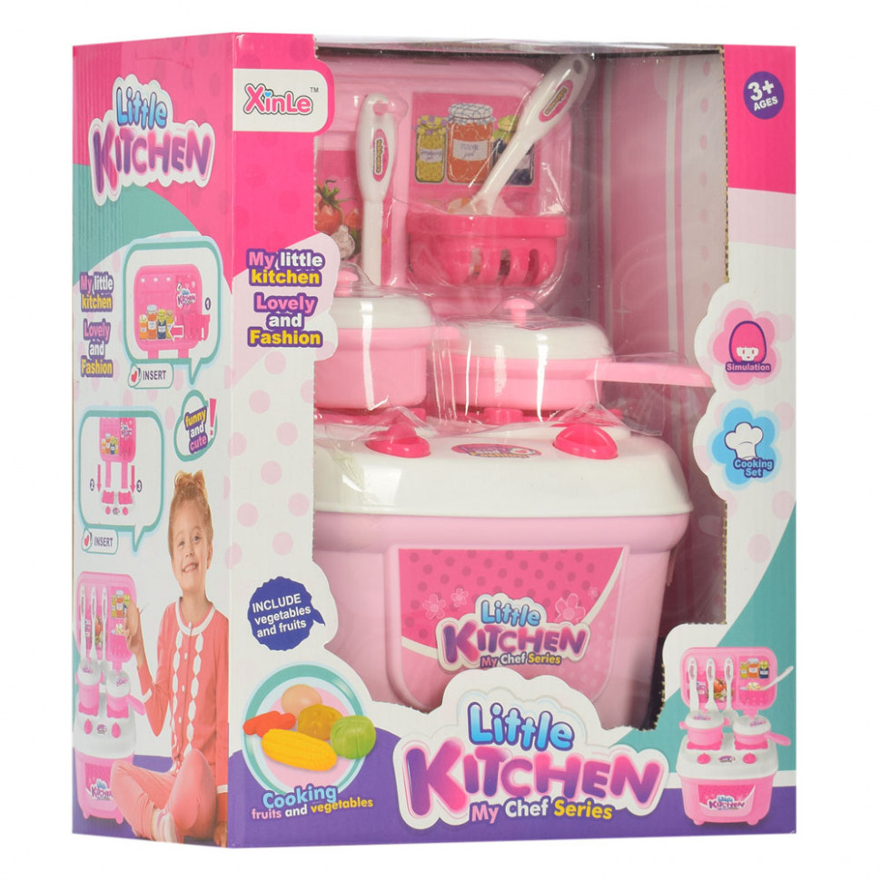 

Игровой набор Кухня XinLeTong посуда кухон. принадлежности (865C)